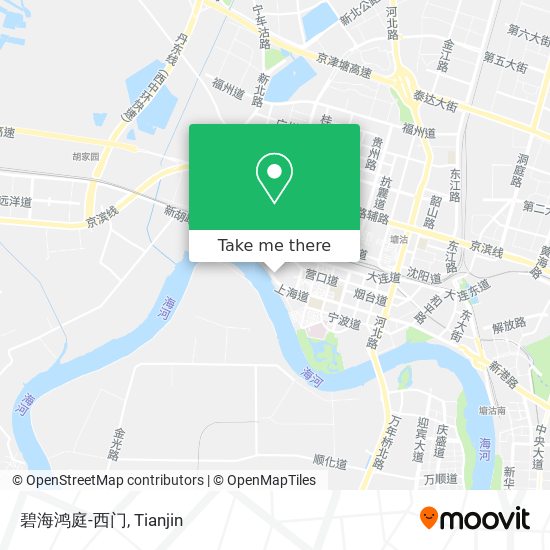 碧海鸿庭-西门 map