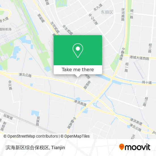 滨海新区综合保税区 map
