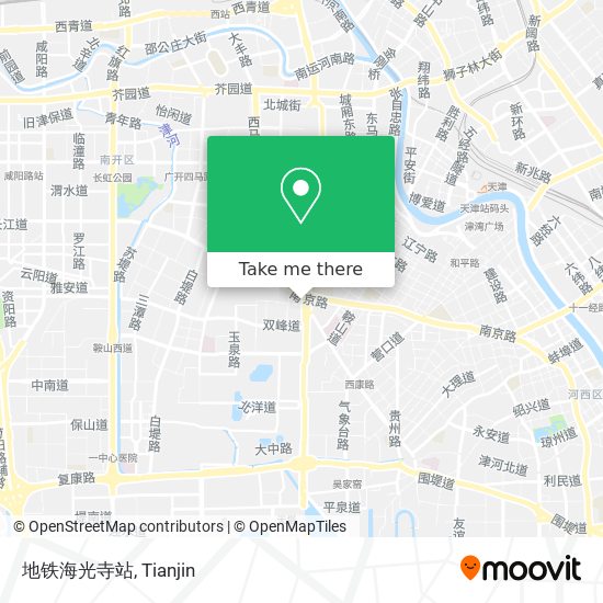 地铁海光寺站 map