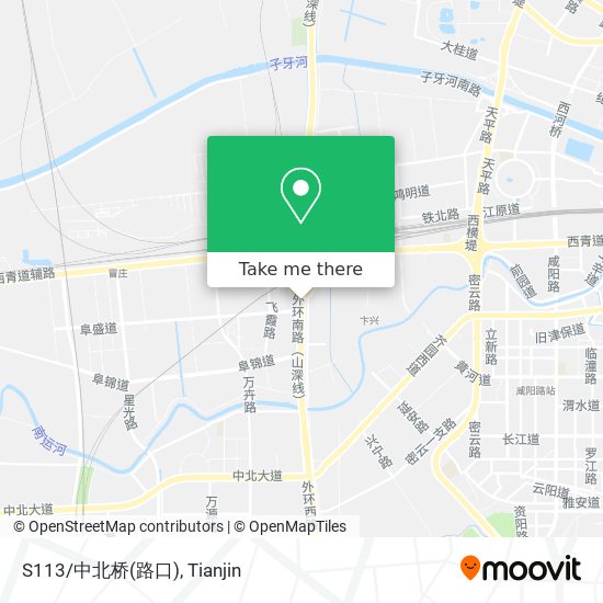 S113/中北桥(路口) map