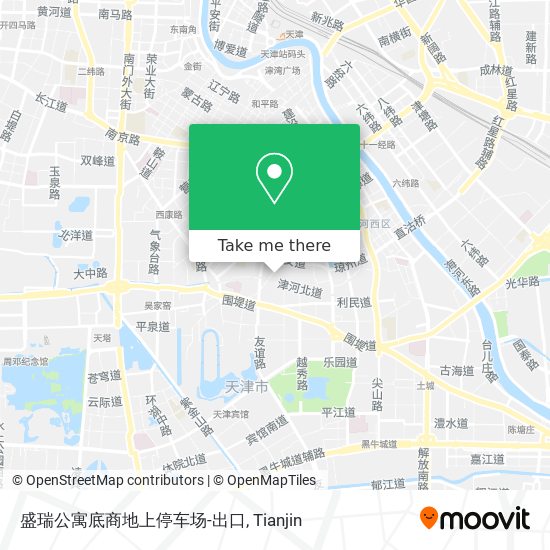 盛瑞公寓底商地上停车场-出口 map