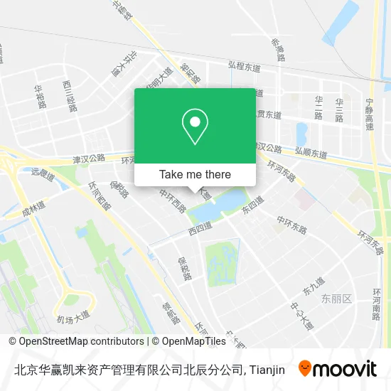 北京华赢凯来资产管理有限公司北辰分公司 map