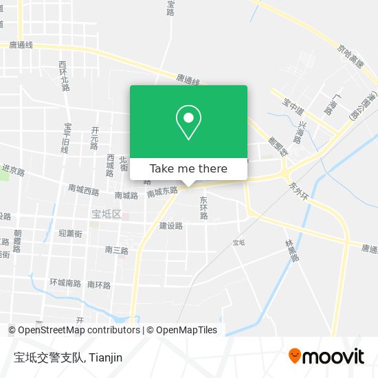宝坻交警支队 map