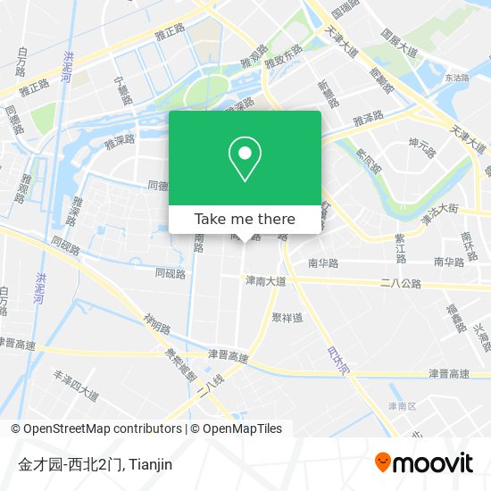 金才园-西北2门 map