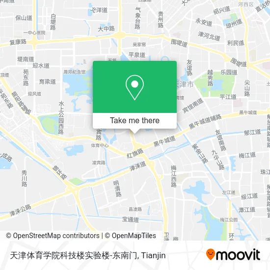 天津体育学院科技楼实验楼-东南门 map