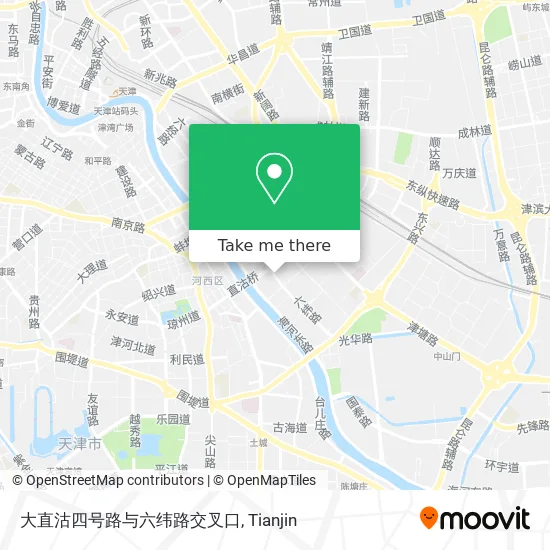 大直沽四号路与六纬路交叉口 map