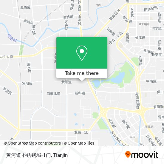 黄河道不锈钢城-1门 map