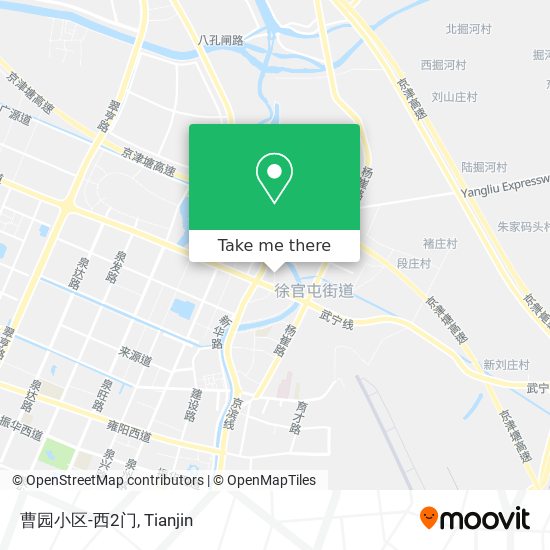曹园小区-西2门 map