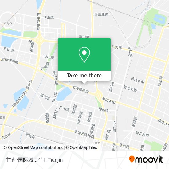 首创·国际城-北门 map