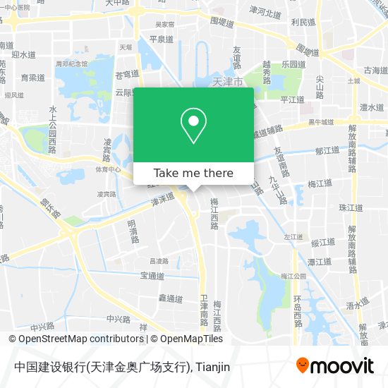 中国建设银行(天津金奥广场支行) map