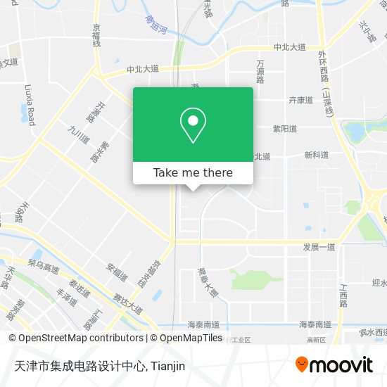 天津市集成电路设计中心 map