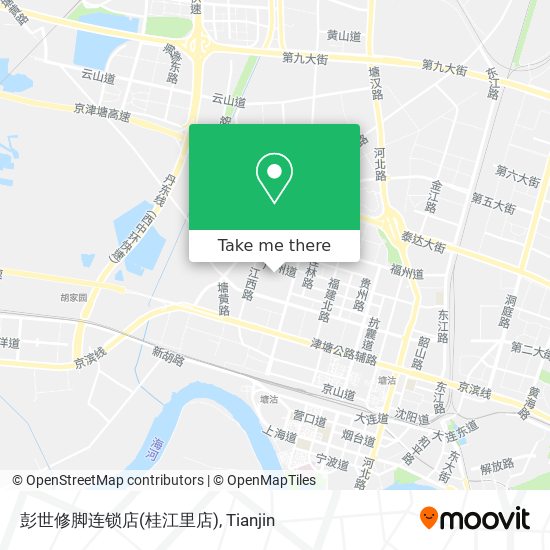 彭世修脚连锁店(桂江里店) map