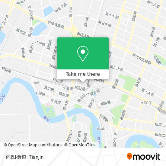 向阳街道 map