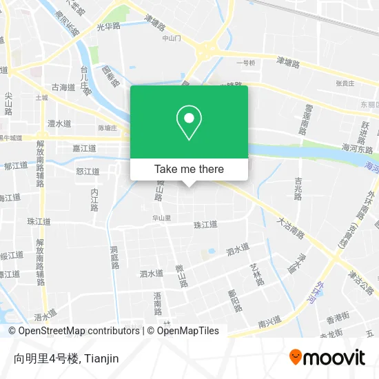 向明里4号楼 map