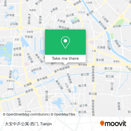 大安中乒公寓-西门 map