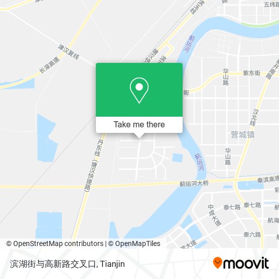 滨湖街与高新路交叉口 map