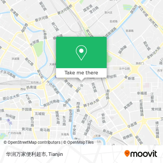 华润万家便利超市 map