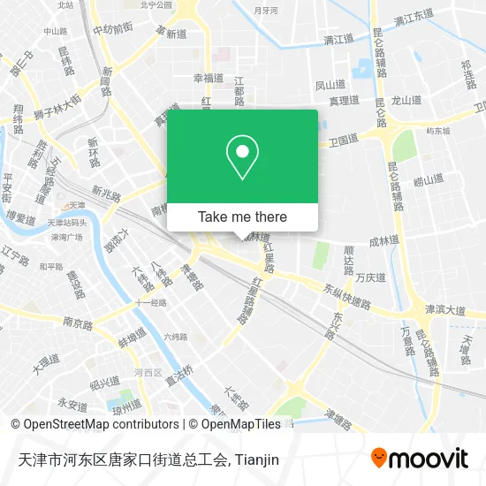 天津市河东区唐家口街道总工会 map