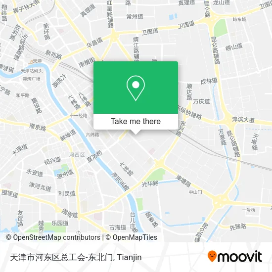 天津市河东区总工会-东北门 map