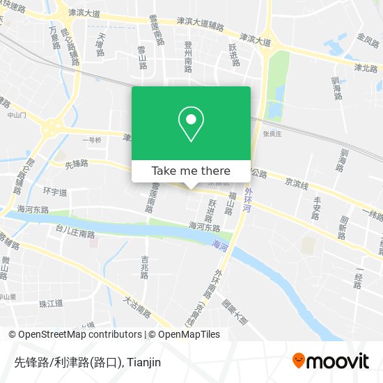 先锋路/利津路(路口) map