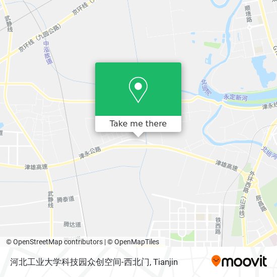 河北工业大学科技园众创空间-西北门 map