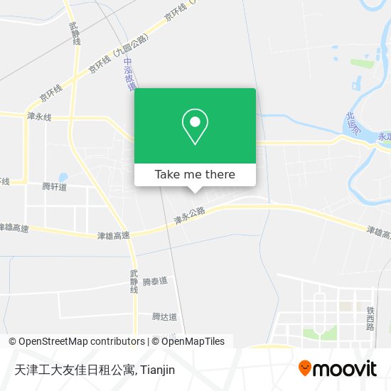 天津工大友佳日租公寓 map