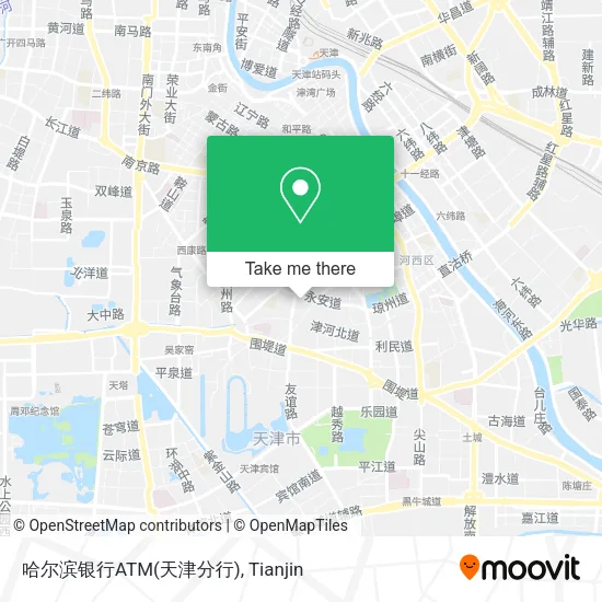 哈尔滨银行ATM(天津分行) map