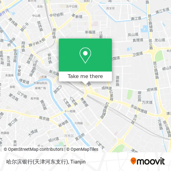 哈尔滨银行(天津河东支行) map