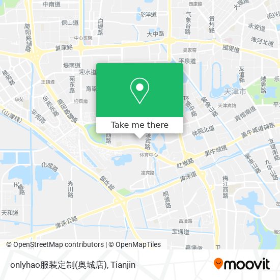 onlyhao服装定制(奥城店) map