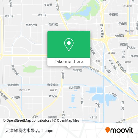天津鲜易达水果店 map