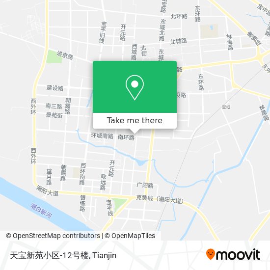 天宝新苑小区-12号楼 map