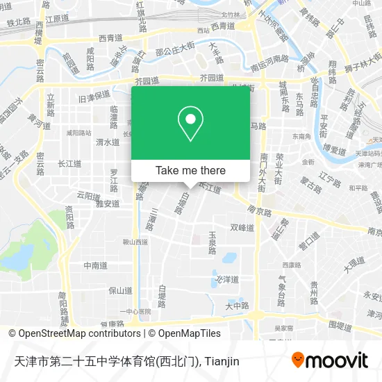 天津市第二十五中学体育馆(西北门) map