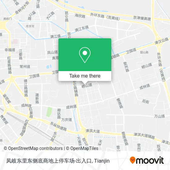 凤岐东里东侧底商地上停车场-出入口 map