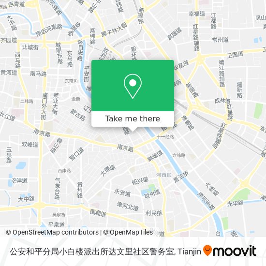 公安和平分局小白楼派出所达文里社区警务室 map