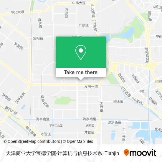 天津商业大学宝德学院-计算机与信息技术系 map