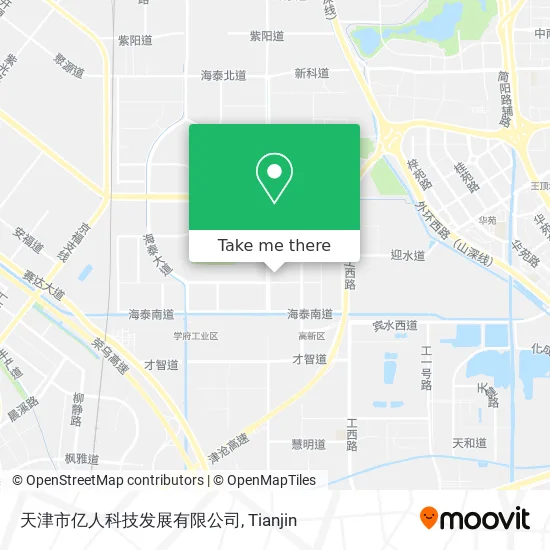 天津市亿人科技发展有限公司 map