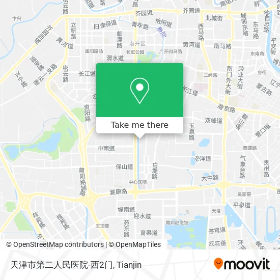 天津市第二人民医院-西2门 map
