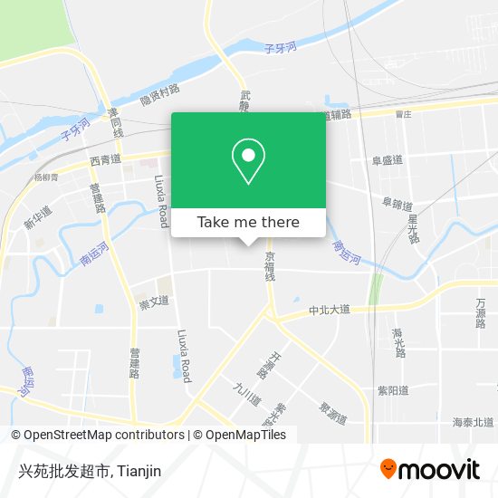 兴苑批发超市 map