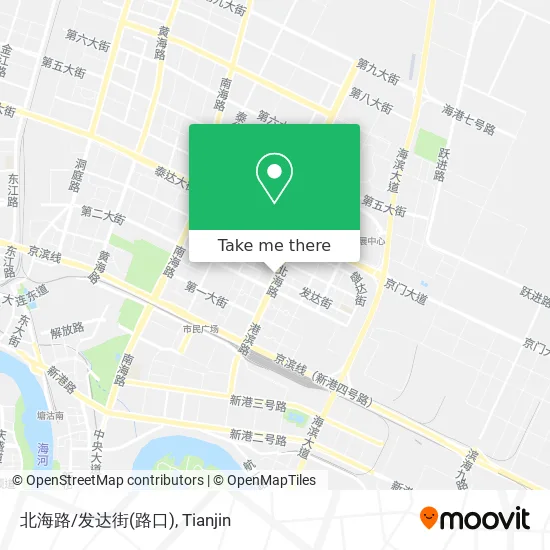 北海路/发达街(路口) map