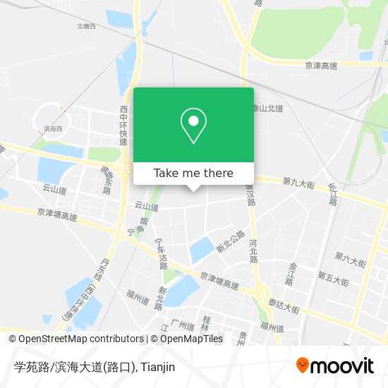 学苑路/滨海大道(路口) map