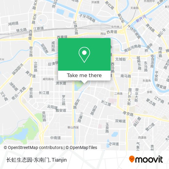 长虹生态园-东南门 map