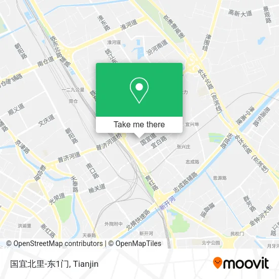 国宜北里-东1门 map
