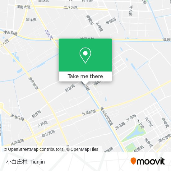 小白庄村 map