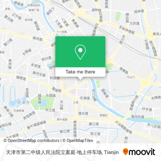 天津市第二中级人民法院立案庭-地上停车场 map