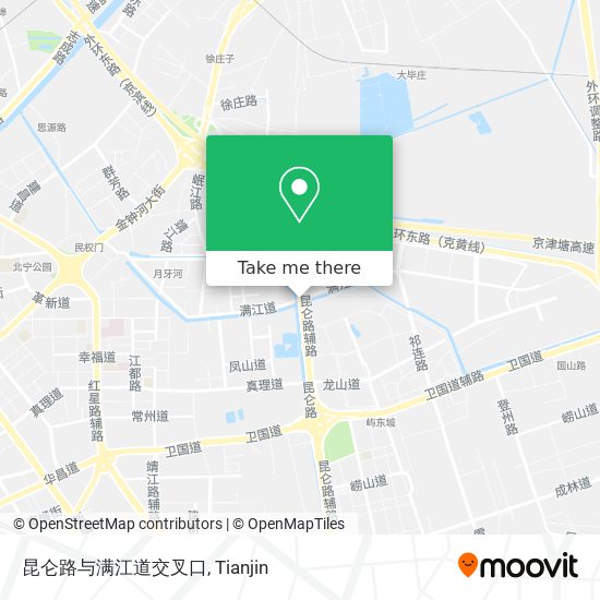 昆仑路与满江道交叉口 map