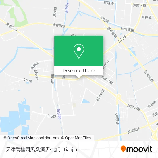 天津碧桂园凤凰酒店-北门 map