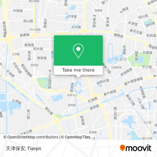 天津保安 map