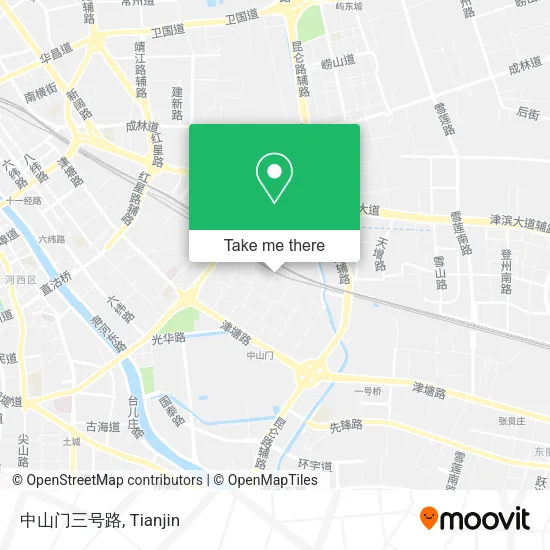 中山门三号路 map