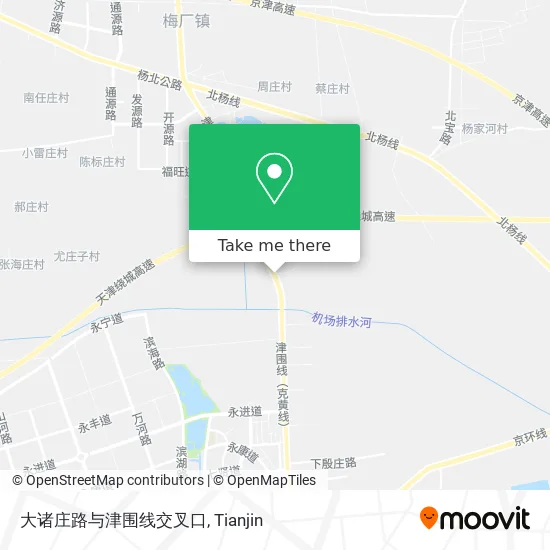 大诸庄路与津围线交叉口 map