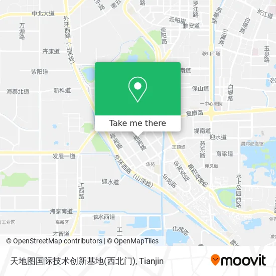 天地图国际技术创新基地(西北门) map